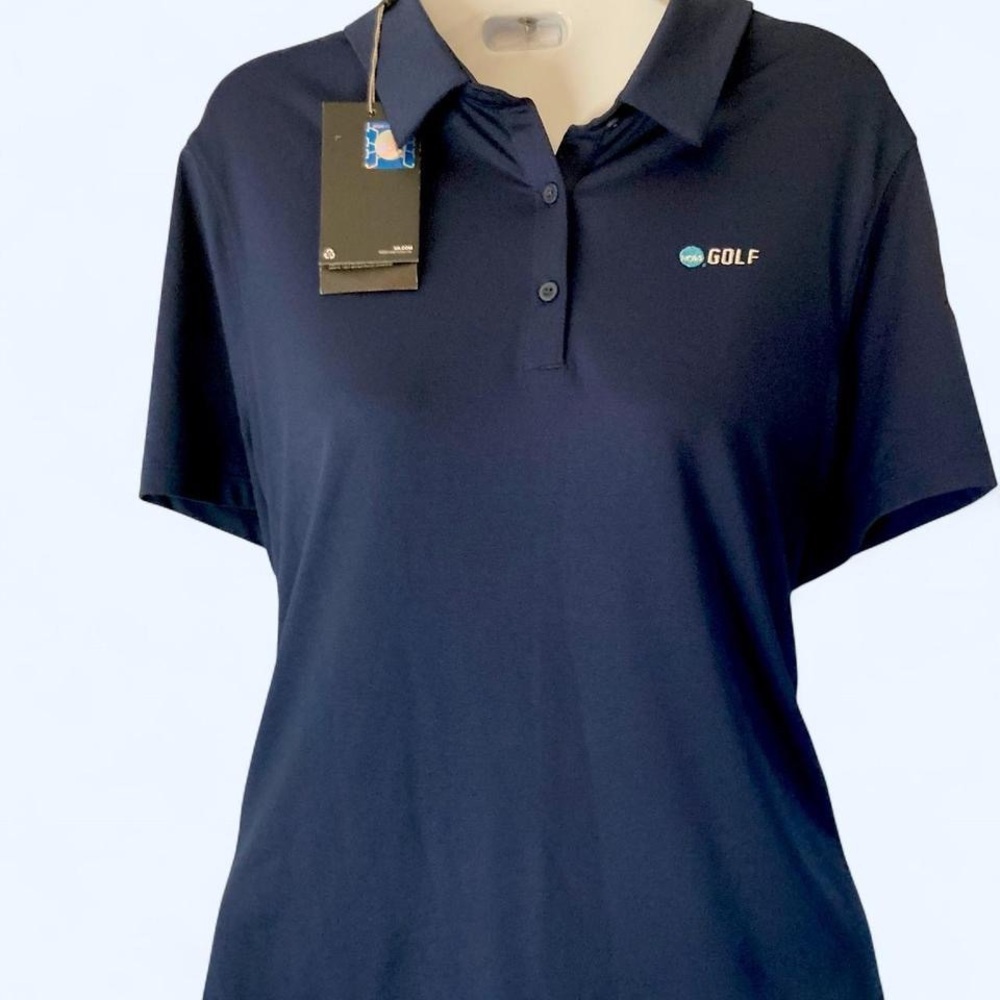 Under Armour navy blue golf polo shirt #golfwear L